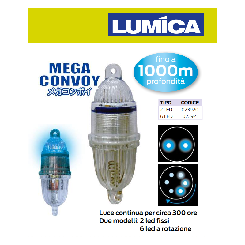 LAMPADA LUMICA MEGA CONVOY