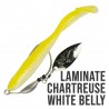 SP-109871 BEAVER TAIL SHAD + HOOK 06 LAM. CHARTREUSE WHITE BELLY