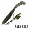 SP-109833 BEAVER TAIL SHAD + HOOK 02 BABY BASS