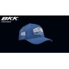 BK-F-HT-2023 STRIPED BASS TRUCKER HAT - NAVY BLUE